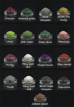 Gllitter Mineral Pimenta Cereja